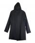 1piu1uguale3 (ウノピュウノウグァーレトレ) WRAP HOODED COAT ブラック サイズ:III（3）S：50000円