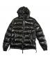 1piu1uguale3 SPORT（ウノ ピゥ ウノ ウグァーレ トレ）の古着「113 HOODED DOWN JK RIBBON TAPE」｜ブラック