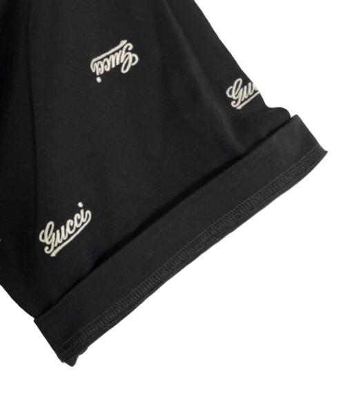GUCCI（グッチ）GUCCI (グッチ) スクリプトロゴTシャツ ブラック サイズ:SIZE Lの古着・服飾アイテム