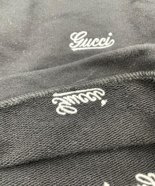 GUCCI（グッチ）GUCCI (グッチ) スウェットハーフパンツ ブラック サイズ:SIZE Lの古着・服飾アイテム