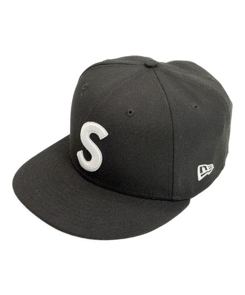 New Era（ニューエラ）New Era (ニューエラ) Supreme (シュプリーム) キャップ ブラック サイズ:7 1/2（59.6cm）の古着・服飾アイテム