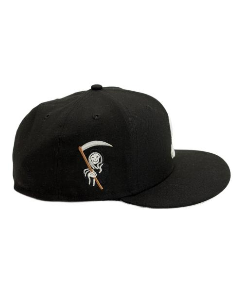 New Era（ニューエラ）New Era (ニューエラ) Supreme (シュプリーム) キャップ ブラック サイズ:7 1/2（59.6cm）の古着・服飾アイテム