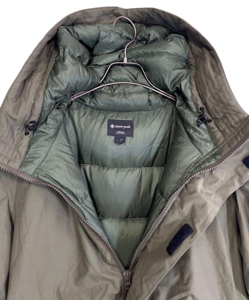 JOURNAL STANDARD（ジャーナルスタンダード）JOURNAL STANDARD (ジャーナルスタンダード) Snow peak (スノーピーク) ダウンコート オリーブ サイズ:SIZE Lの古着・服飾アイテム
