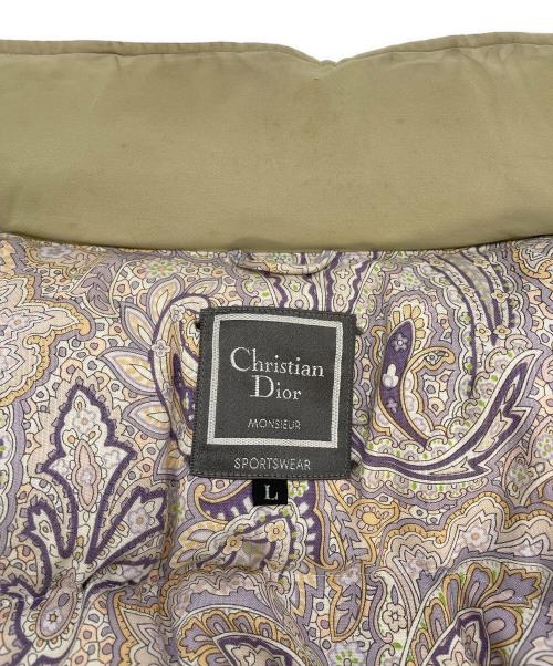 Christian Dior（クリスチャン ディオール）Christian Dior (クリスチャン ディオール) ダウンジャケット カーキ サイズ:SIZE Lの古着・服飾アイテム