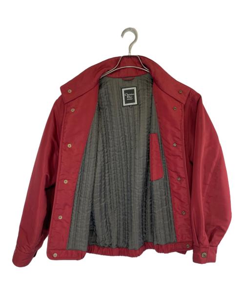 Christian Dior MONSIEUR（クリスチャンディオールムッシュ）Christian Dior MONSIEUR (クリスチャンディオールムッシュ) ブルゾン レッド サイズ:SIZE Mの古着・服飾アイテム