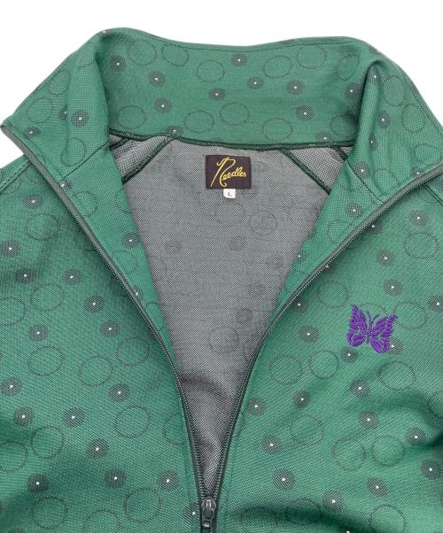 Needles（ニードルズ）Needles (ニードルズ) Track Jacket Poly Jq/トラックジャケット グリーン サイズ:SIZE Lの古着・服飾アイテム