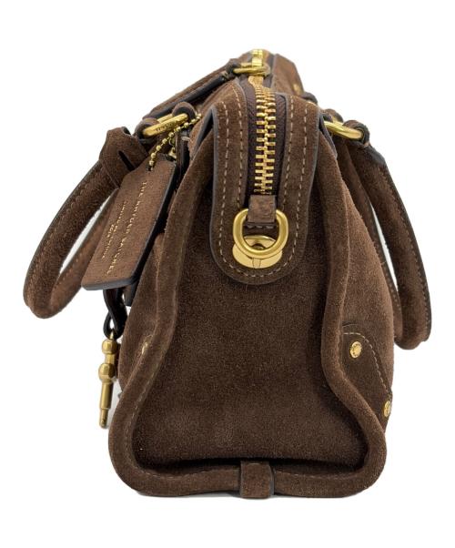 COACH（コーチ）COACH (コーチ) ライダー サッチェル バッグ 24 ブラウンの古着・服飾アイテム
