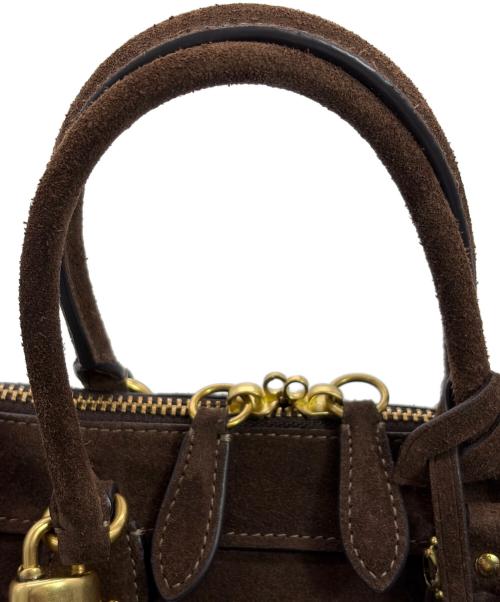 COACH（コーチ）COACH (コーチ) ライダー サッチェル バッグ 24 ブラウンの古着・服飾アイテム