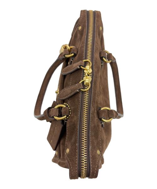 COACH（コーチ）COACH (コーチ) ライダー サッチェル バッグ 24 ブラウンの古着・服飾アイテム