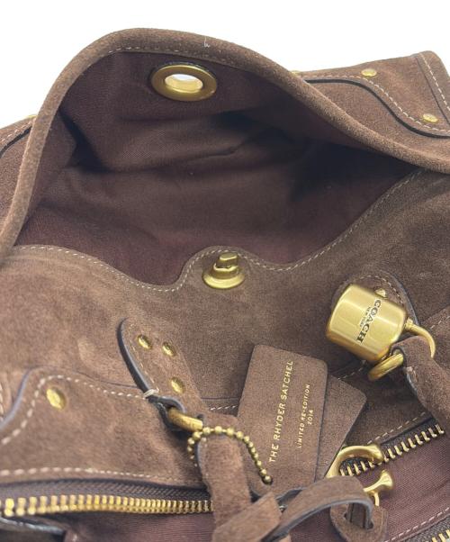 COACH（コーチ）COACH (コーチ) ライダー サッチェル バッグ 24 ブラウンの古着・服飾アイテム