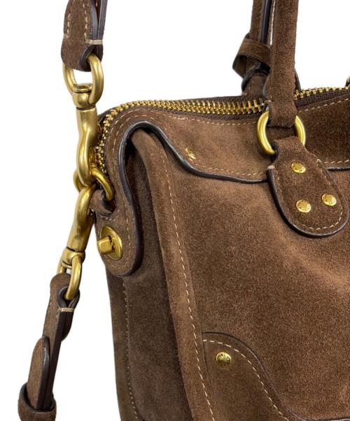 COACH（コーチ）COACH (コーチ) ライダー サッチェル バッグ 24 ブラウンの古着・服飾アイテム