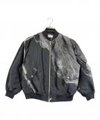 TAAKKターク）の古着「WEAR THE EARTH MA-1 JACKET」｜ブラック