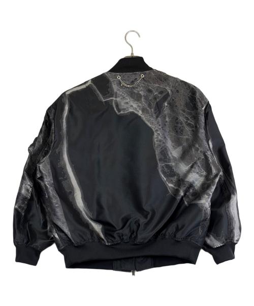 TAAKK（ターク）TAAKK (ターク) WEAR THE EARTH MA-1 JACKET ブラック サイズ:SIZE 2（M)の古着・服飾アイテム