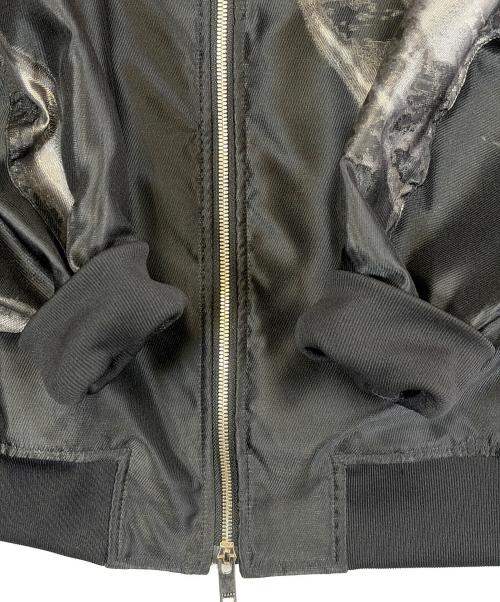 TAAKK（ターク）TAAKK (ターク) WEAR THE EARTH MA-1 JACKET ブラック サイズ:SIZE 2（M)の古着・服飾アイテム
