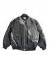 TAAKK（ターク）の古着「WEAR THE EARTH MA-1 JACKET」｜ブラック