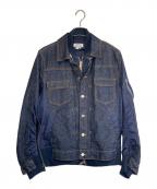 A.P.C.×sacaiアーペーセー×サカイ）の古着「ドッキングデニムジャケット」｜インディゴ