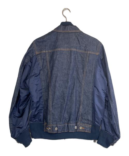 A.P.C.（アーペーセー）A.P.C. (アーペーセー) sacai (サカイ) ドッキングデニムジャケット インディゴ サイズ:SIZE Sの古着・服飾アイテム