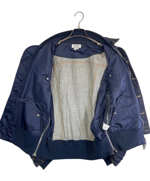 A.P.C.（アーペーセー）A.P.C. (アーペーセー) sacai (サカイ) ドッキングデニムジャケット インディゴ サイズ:SIZE Sの古着・服飾アイテム