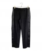 SASQUATCHfabrix.サスクワッチファブリックス）の古着「FAKE SUEDE TRAINING PANTS」｜ブラック