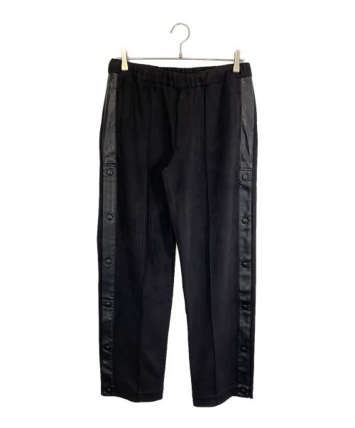 SASQUATCHfabrix.（サスクワッチファブリックス）SASQUATCHfabrix. (サスクワッチファブリックス) FAKE SUEDE TRAINING PANTS ブラック サイズ:SIZE Sの古着・服飾アイテム