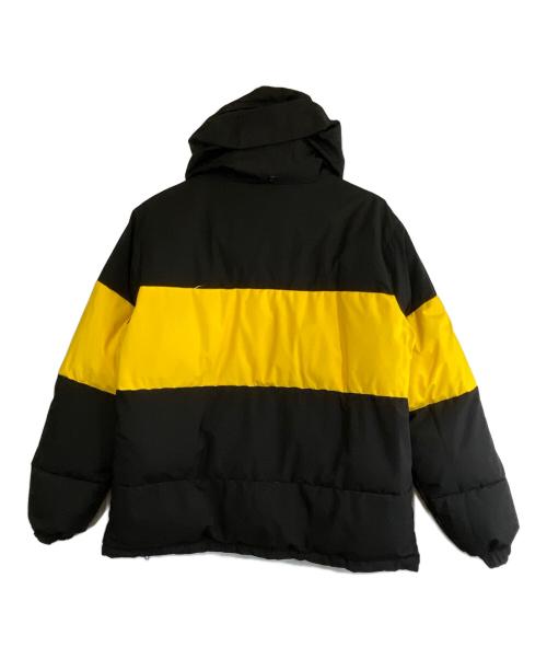 FTC（エフティーシー）FTC (エフティーシー) ダウンジャケット イエロー×ブラック サイズ:SIZE Mの古着・服飾アイテム