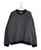 L.L.Beanエルエルビーン）の古着「バーズアイニット」｜ネイビー