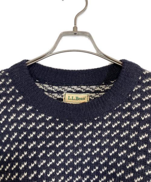 L.L.Bean（エルエルビーン）L.L.Bean (エルエルビーン) バーズアイニット ネイビー サイズ:SIZE XLの古着・服飾アイテム