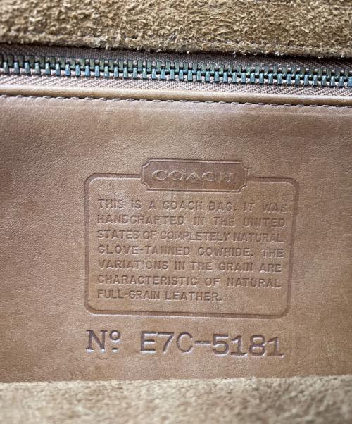 COACH（コーチ）COACH (コーチ) ターンロックブリーフケース キャメルの古着・服飾アイテム