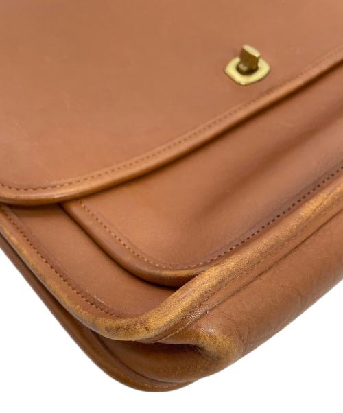 COACH（コーチ）COACH (コーチ) ターンロックブリーフケース キャメルの古着・服飾アイテム