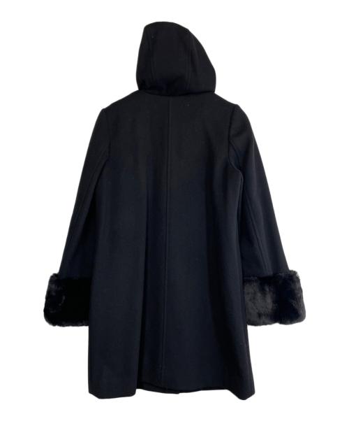 BLUE LABEL CRESTBRIDGE（ブルーレーベルクレストブリッジ）BLUE LABEL CRESTBRIDGE (ブルーレーベルクレストブリッジ) フーデッドコート ブラック サイズ:SIZE 38（M）の古着・服飾アイテム