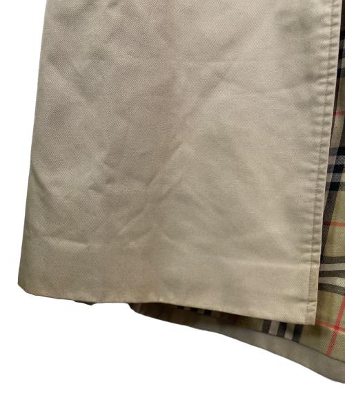 Burberry's（バーバリーズ）Burberry's (バーバリーズ) 裏地ノバチェック比翼コート ベージュ サイズ:不明の古着・服飾アイテム