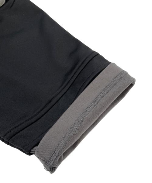 adidas（アディダス）adidas (アディダス) フェイクレイヤードトラックジャケット ブラック×グレー サイズ:SIZE Mの古着・服飾アイテム