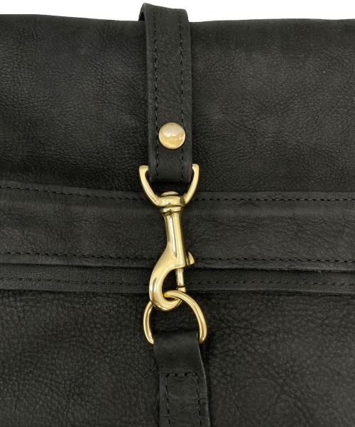 BIRKENSTOCK（ビルケンシュトック）BIRKENSTOCK (ビルケンシュトック) ロールトップバックパック ブラックの古着・服飾アイテム