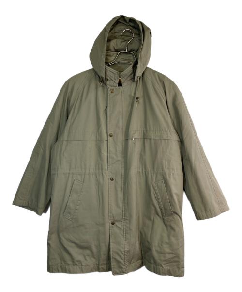 Burberry's（バーバリーズ）Burberry's (バーバリーズ) ダウンライナー付きフーデッドコート グレー サイズ:SIZE Lの古着・服飾アイテム