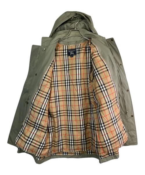 Burberry's（バーバリーズ）Burberry's (バーバリーズ) ダウンライナー付きフーデッドコート グレー サイズ:SIZE Lの古着・服飾アイテム