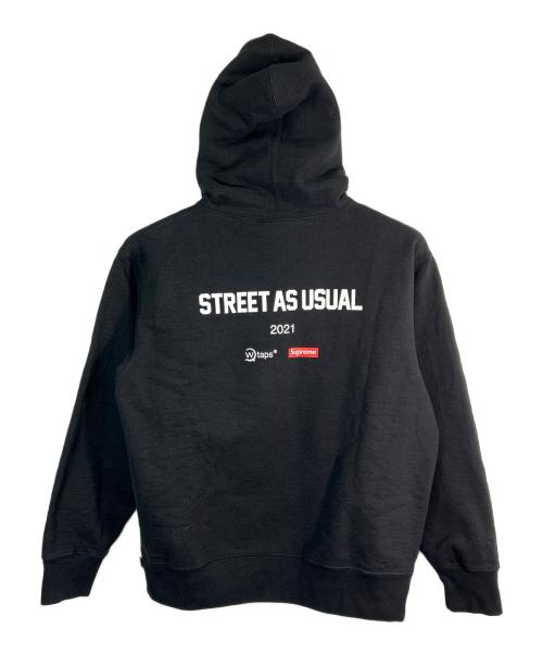 SUPREME（シュプリーム）SUPREME (シュプリーム) WTAPS (ダブルタップス) プルオーバーパーカー ブラック サイズ:SIZE Sの古着・服飾アイテム