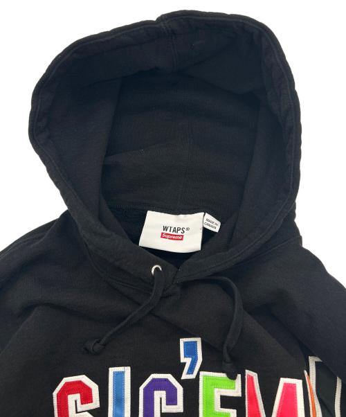 SUPREME（シュプリーム）SUPREME (シュプリーム) WTAPS (ダブルタップス) プルオーバーパーカー ブラック サイズ:SIZE Sの古着・服飾アイテム