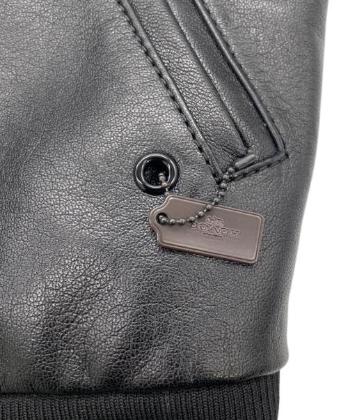 COACH（コーチ）COACH (コーチ) ラムレザージャケット ブラック サイズ:SIZE Sの古着・服飾アイテム