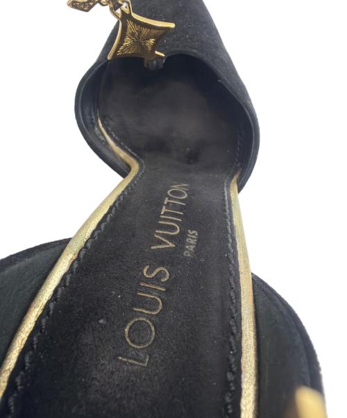 LOUIS VUITTON（ルイ ヴィトン）LOUIS VUITTON (ルイ ヴィトン) ヒールパンプス ブラック サイズ:SIZE 24.5cmの古着・服飾アイテム