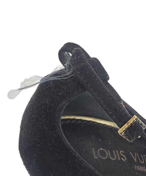 LOUIS VUITTON（ルイ ヴィトン）LOUIS VUITTON (ルイ ヴィトン) ヒールパンプス ブラック サイズ:SIZE 24.5cmの古着・服飾アイテム