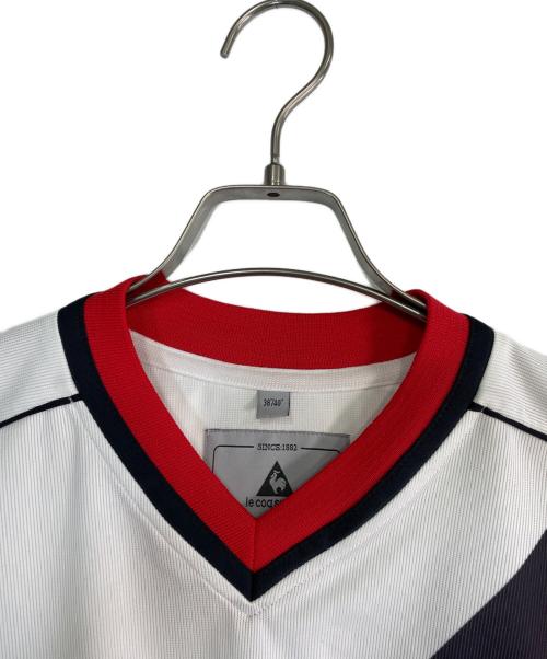 le coq sportif（ルコックスポルティフ）le coq sportif (ルコックスポルティフ) ゲームシャツ ホワイト サイズ:SIZE Mの古着・服飾アイテム