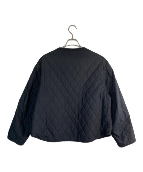 ORCIVAL（オーシバル）ORCIVAL (オーシバル) インサレーション カラーレス ショート キルトジャケット ネイビー サイズ:SIZE 2（L）の古着・服飾アイテム