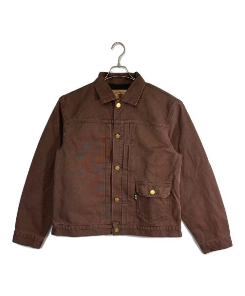 Schott（ショット）Schott (ショット) ダックブランケットジャケット ブラウン サイズ:SIZE Lの古着・服飾アイテム