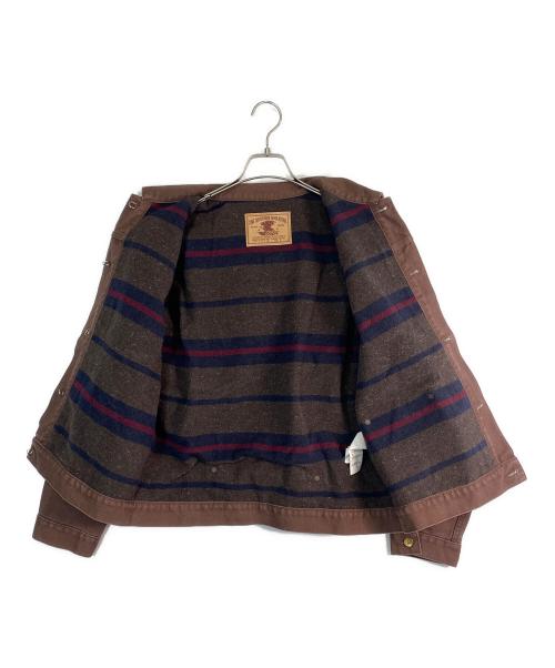 Schott（ショット）Schott (ショット) ダックブランケットジャケット ブラウン サイズ:SIZE Lの古着・服飾アイテム