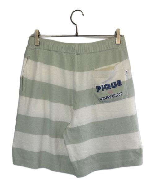 GELATO PIQUE HOMME（ジェラートピケ オム）GELATO PIQUE HOMME (ジェラートピケ オム) ジャガードプルオーバー&ハーフパンツセット グリーン×ホワイト サイズ:SIZE M 未使用品の古着・服飾アイテム