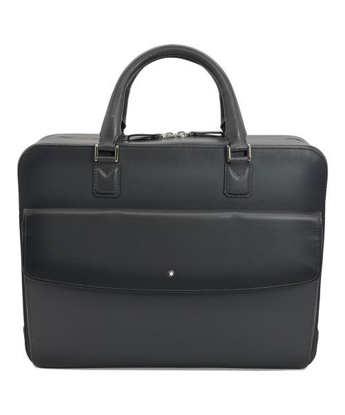 MONTBLANC（モンブラン）MONTBLANC (モンブラン) ブリーフケース ネイビーの古着・服飾アイテム