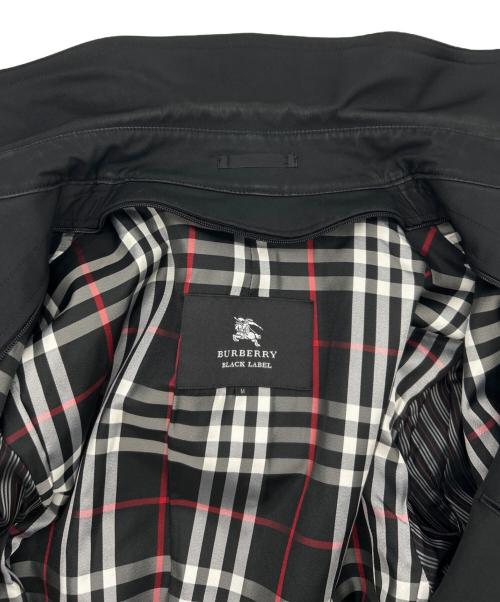 BURBERRY BLACK LABEL（バーバリーブラックレーベル）BURBERRY BLACK LABEL (バーバリーブラックレーベル) トレンチコート ブラック サイズ:SIZE Mの古着・服飾アイテム