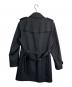 BURBERRY BLACK LABEL (バーバリーブラックレーベル) トレンチコート ブラック サイズ:SIZE M：14000円