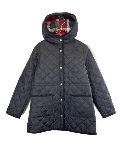 BLUE LABEL CRESTBRIDGE（ブルーレーベルクレストブリッジ）BLUE LABEL CRESTBRIDGE (ブルーレーベルクレストブリッジ) キルティングコート ブラック サイズ:SIZE Mの古着・服飾アイテム
