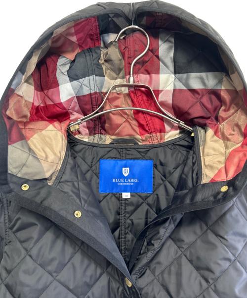 BLUE LABEL CRESTBRIDGE（ブルーレーベルクレストブリッジ）BLUE LABEL CRESTBRIDGE (ブルーレーベルクレストブリッジ) キルティングコート ブラック サイズ:SIZE Mの古着・服飾アイテム